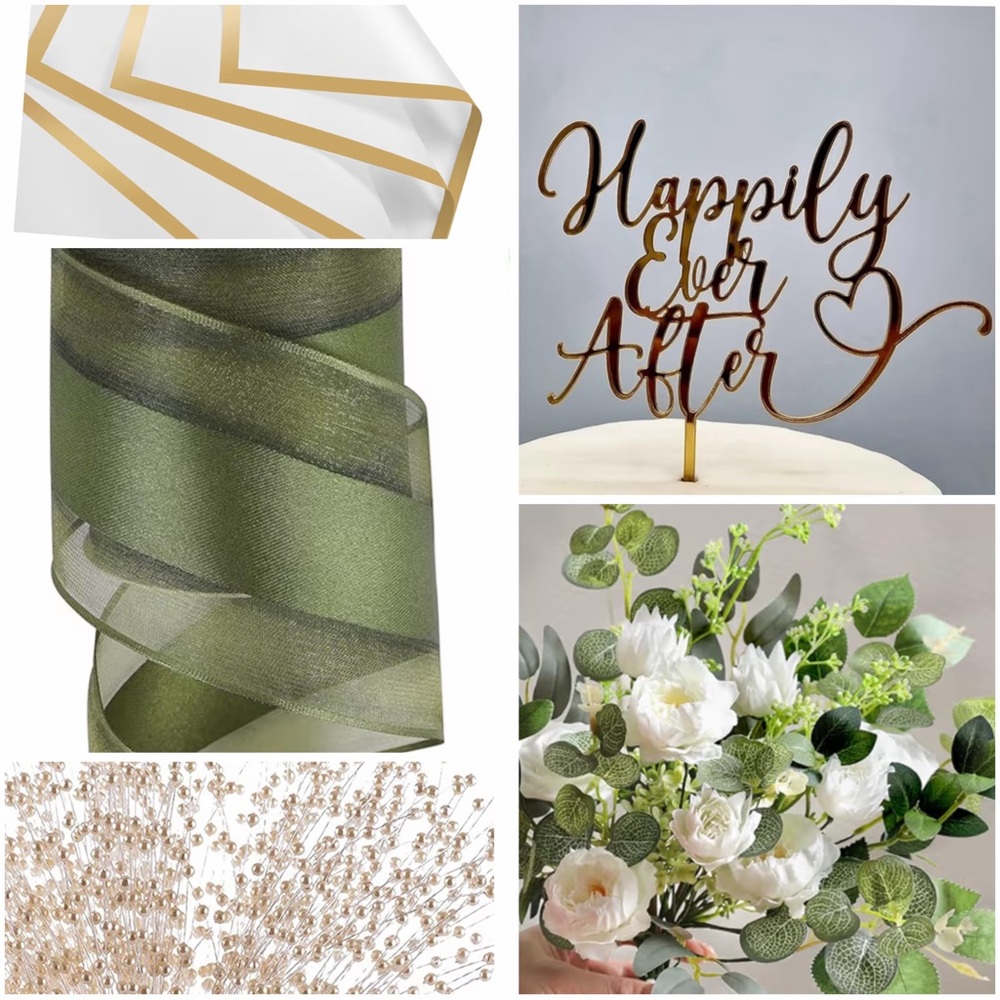 Money Flower Bouquet-Olive Green Wedding Inspiration- Handmade- Gift